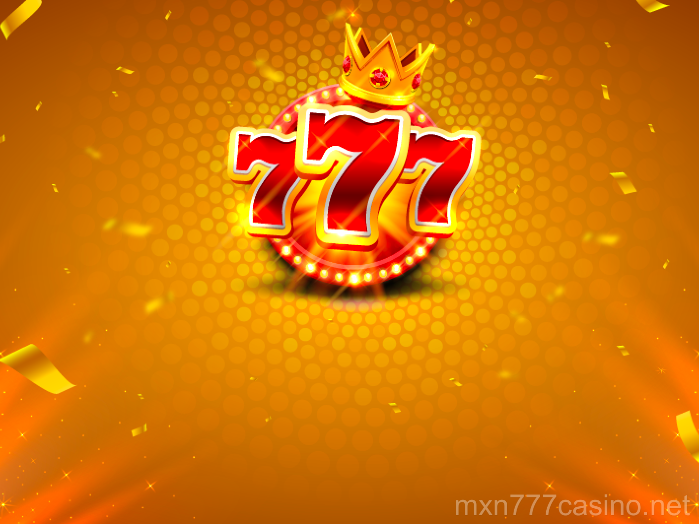 Captura de pantalla del menú de juegos en mxn777